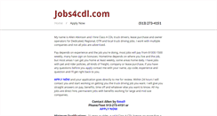 Desktop Screenshot of jobs4cdl.com